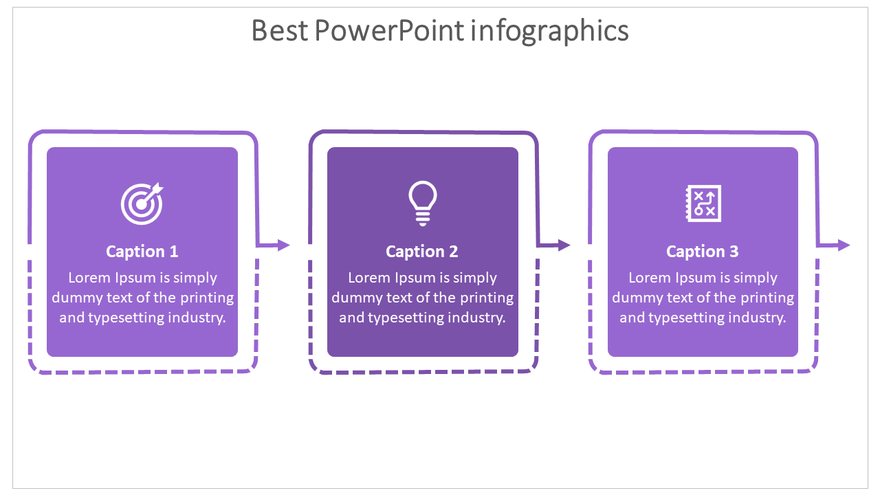 Free - Innovative Best PowerPoint Infographics In Purple Color